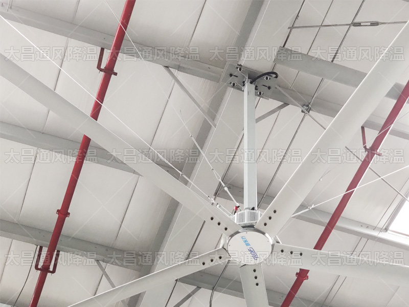  大吊扇引領(lǐng)鋼結(jié)構(gòu)廠房降溫新紀(jì)元：高效、環(huán)保與人文關(guān)懷并重