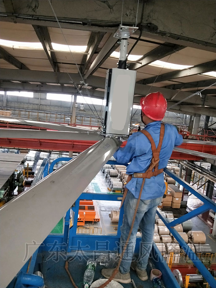 為什么工業(yè)車間要安裝工業(yè)大風(fēng)扇通風(fēng)降溫呢？