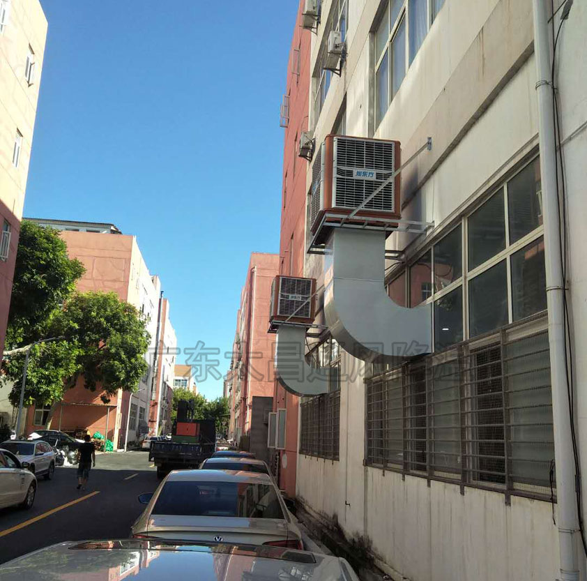 陶瓷廠降溫方案怎么做？看這家大型陶瓷車間環(huán)?？照{(diào)工程效果