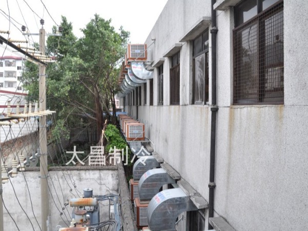 湖北某家五金廠環(huán)保空調通風降溫案例