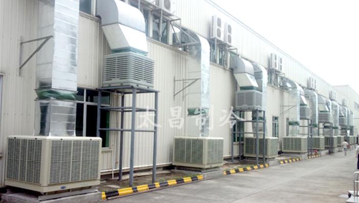 玩具工廠車間節(jié)能環(huán)?？照{(diào)安裝工程案例